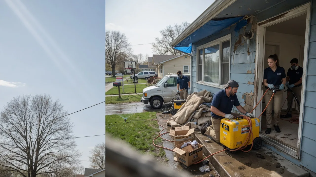 Basement Flood Cleanup in Necedah, WI near me